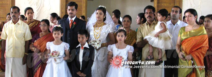 GINSON REMYA Family Marriage Pictures